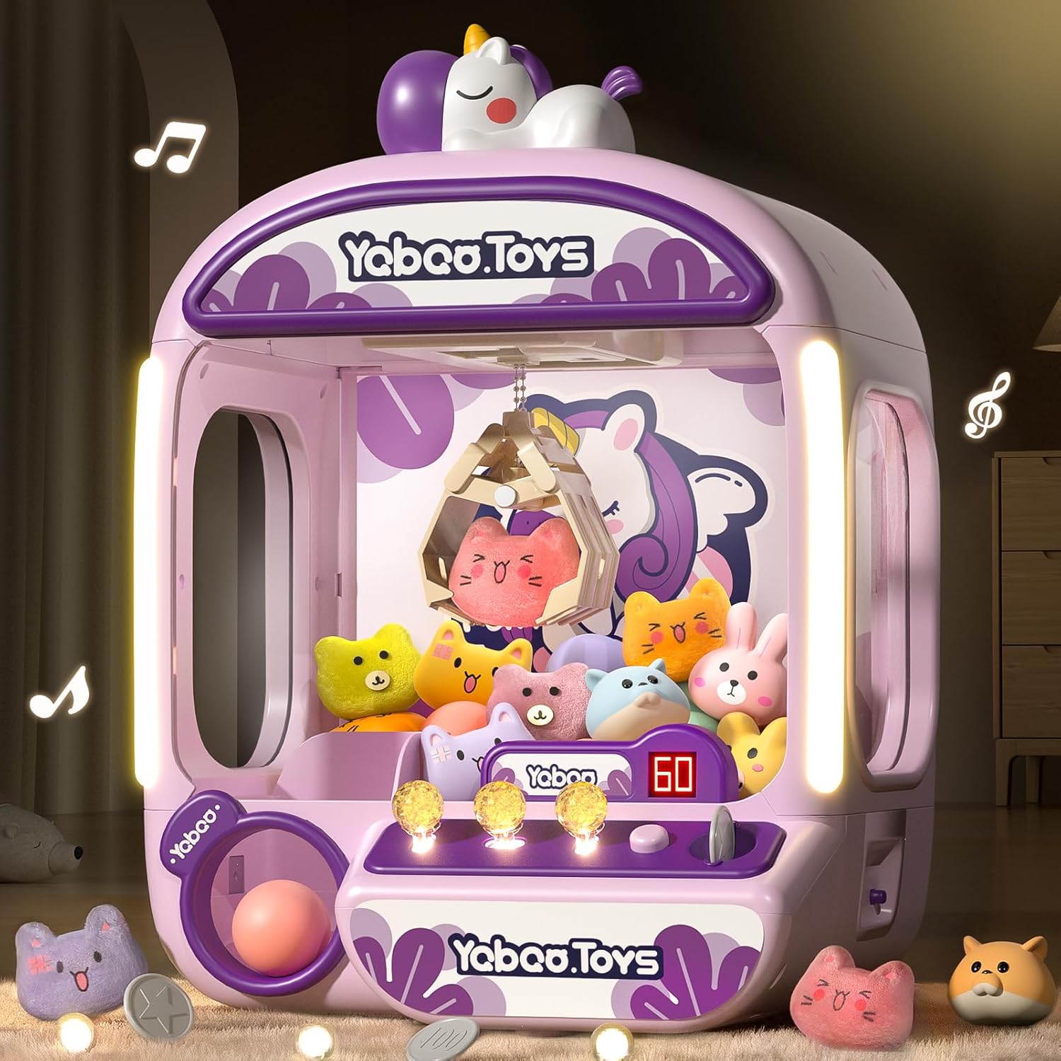 Claw Machine for Kids - Fun Unicorns Toy Arcade Game Experience