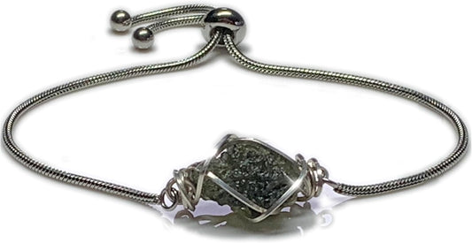 Genuine Moldavite Crystal Bracelet for Manifestation and Healing