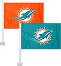 foco 2 Pack Solid Car Flag - Official Team Logo Pair