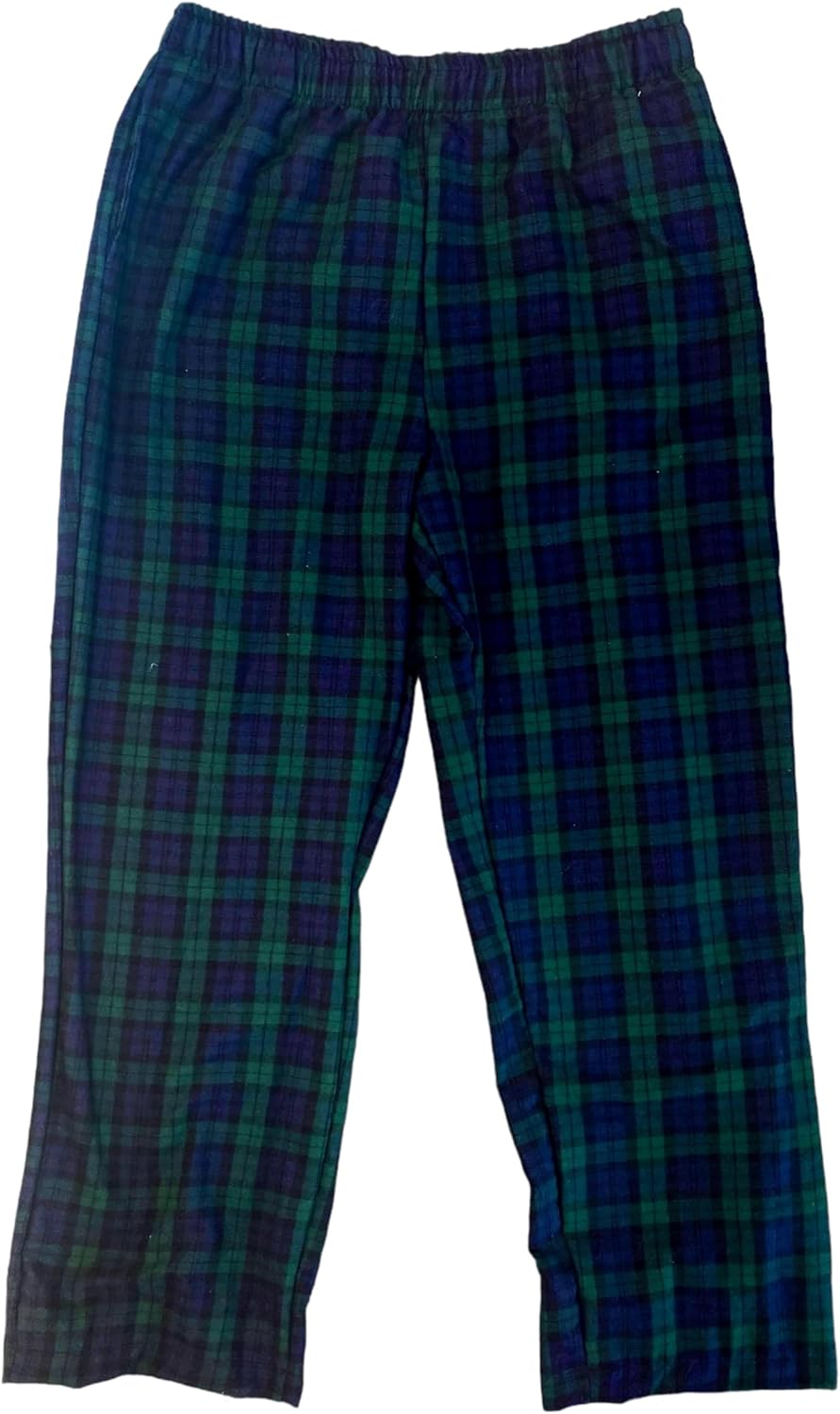 Men Women Unisex Plaid Flannel Pajama Pants for Cozy Comfort