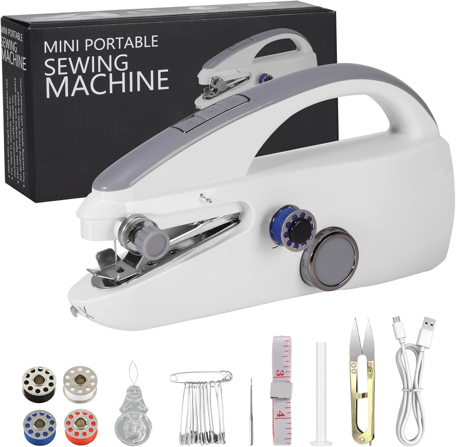 Portable Electric Sewing Machine - Easy Stitching!