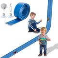 Flex Track 15 Ft Starter Set Flexible Race Car Ramp Track - Portable