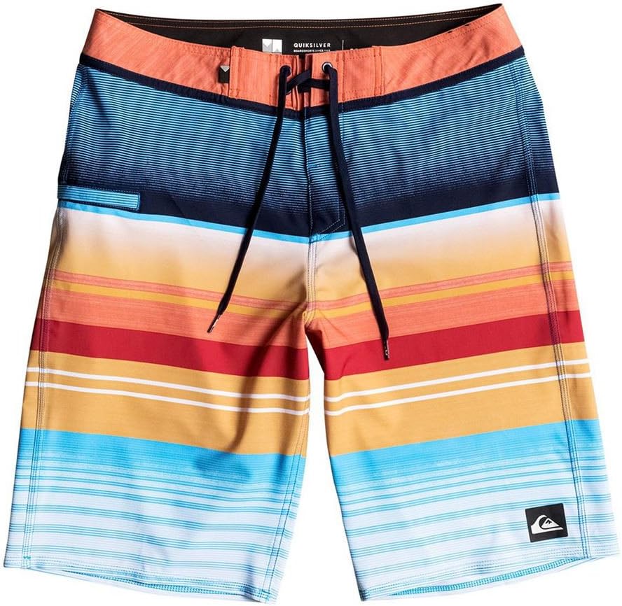 Quiksilver Men's Everyday Stripe Vee 21 Boardshorts for Summer Fun