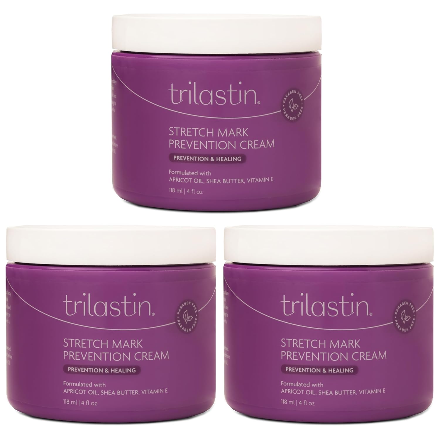 TriLASTIN Maternity Stretch Mark Cream - Essential Pregnancy Care