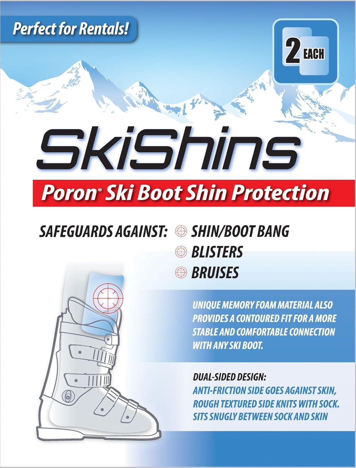 Poron SkiShins: Ultimate Shin Protection