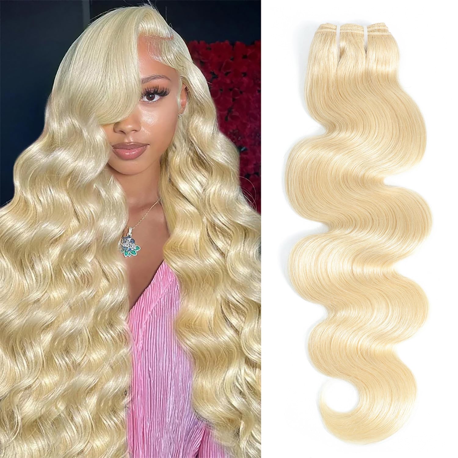 613 Bundles Blonde Human Hair for Stunning Body Wave Styles