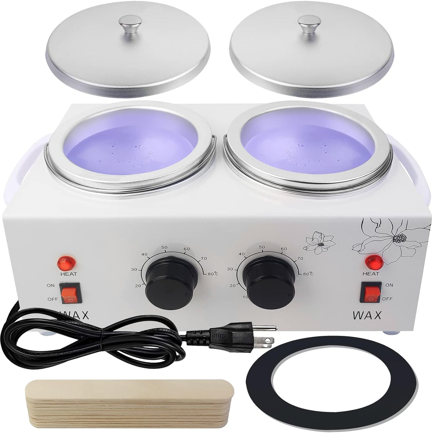 1.2L Double Wax Warmer Machine for Hair Removal Convenience