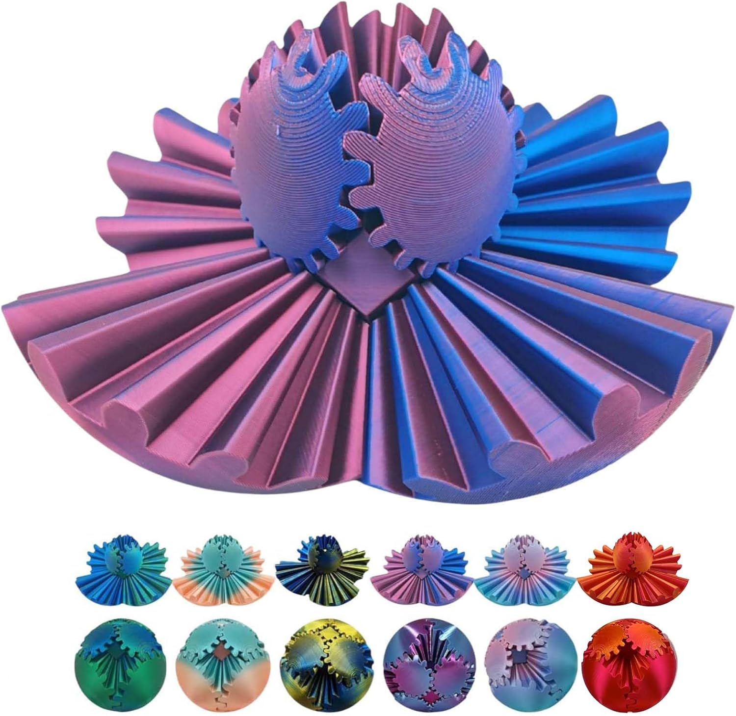 3D Printed Gear Sphere Fidget Toy