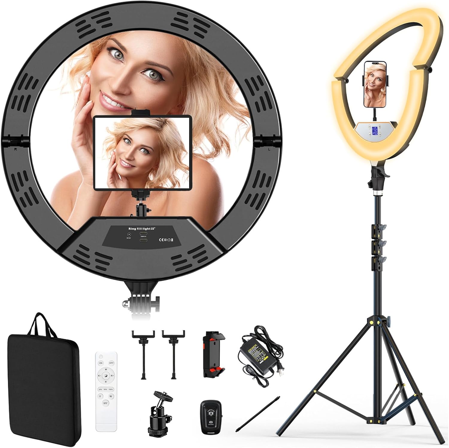 18 Inch Large Ring Light with Tripod for Perfect Photography