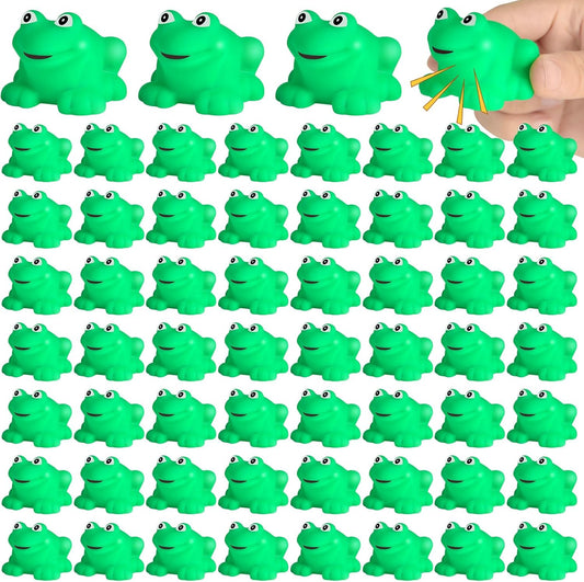 Frog Bath Toys Set - Squeak, Float, Fun!