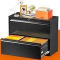 INTERGREAT File Cabinet 2 Drawers Lateral Filing Cabinet - Locking