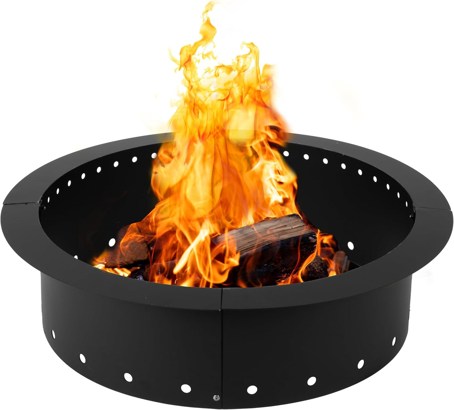 Heavy Duty Metal Smokeless Firepit Ring for Outdoor Gatherings