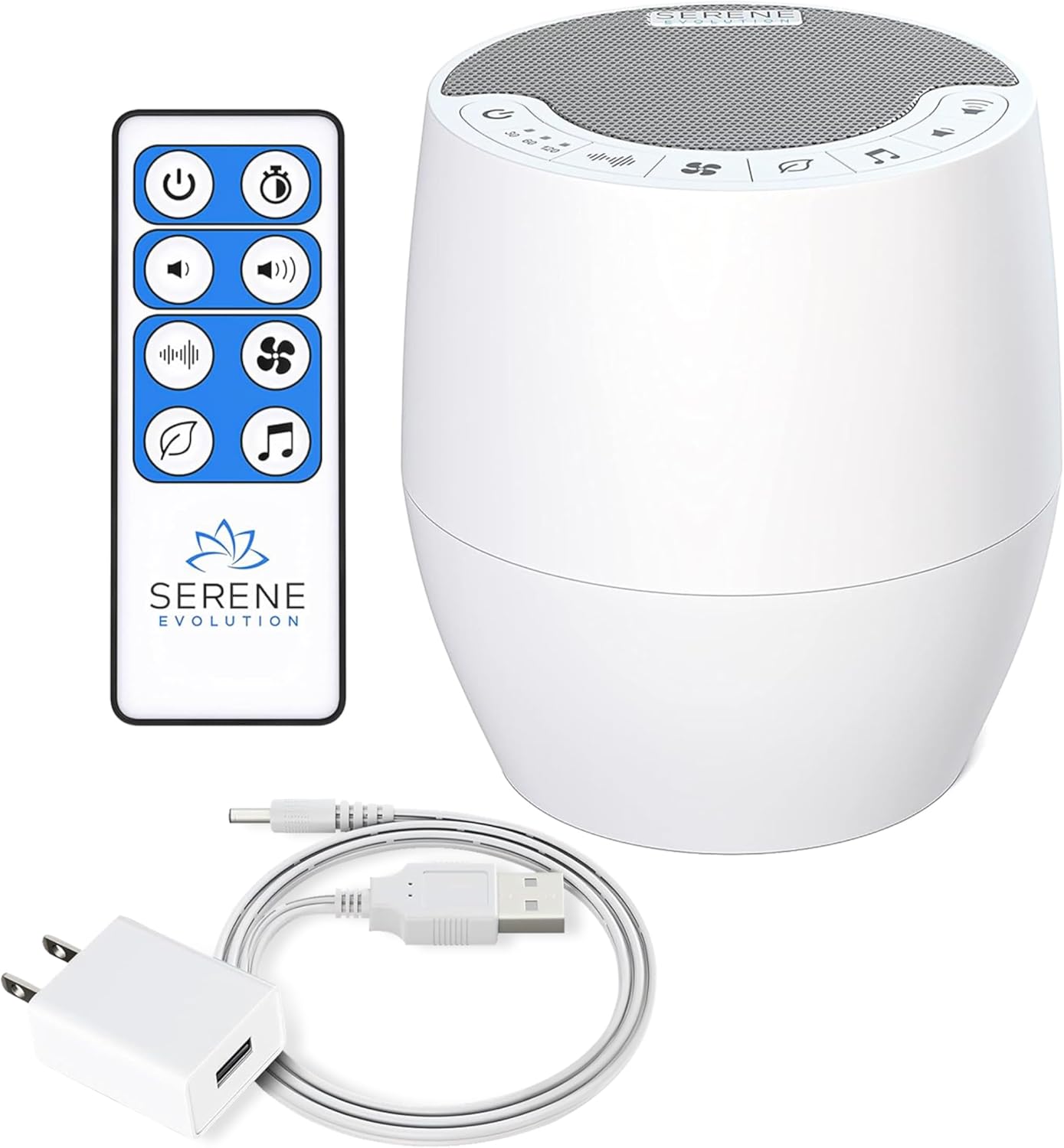 Serene Evolution White Noise Machine for Sleep and Relaxation
