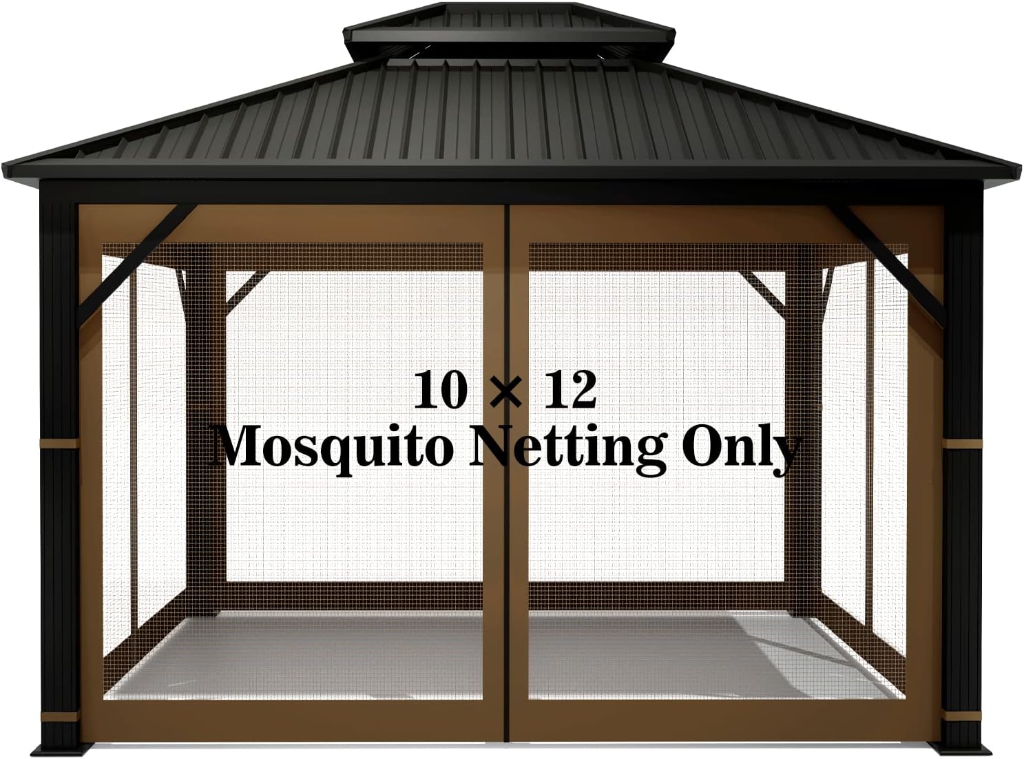 Gazebo Universal Replacement Mosquito Netting for 10ft x 12ft Gazebos