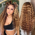 5x5 HD Lace Closure Deep Wave Highlight Wig P4/27 - 30in