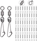 Goture High Strength Fishing Snap Swivels - Corrosion Resistant