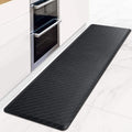 Kitchen Mat Cushioned Anti-Fatigue Floor Mat 17.3in x 60in Black