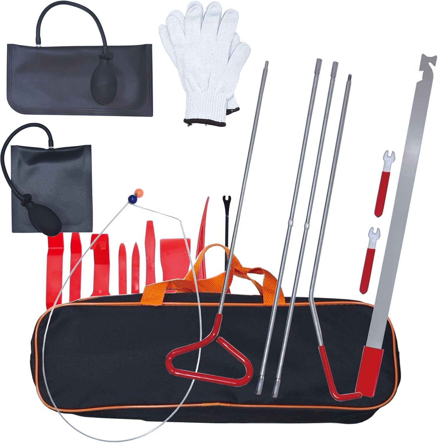 Multifunctional Car Tool Kit with 18 PCS and Carrying Bag