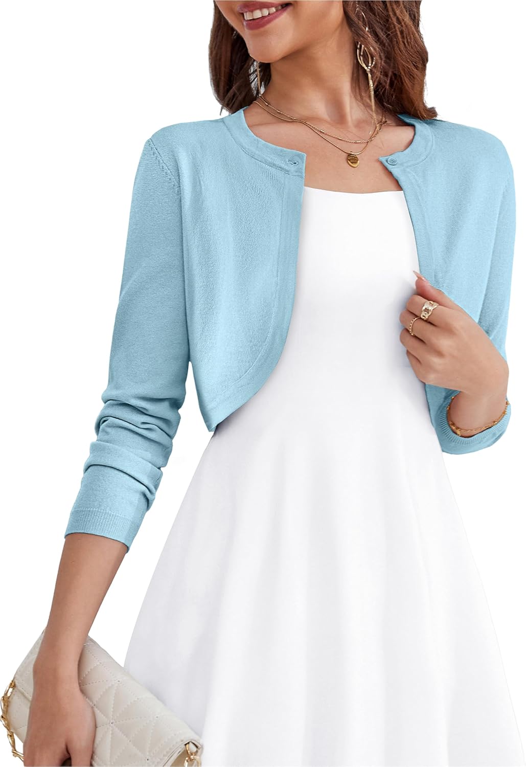 OmicGot Women's Long Sleeve Cardigan for Stylish Outfits