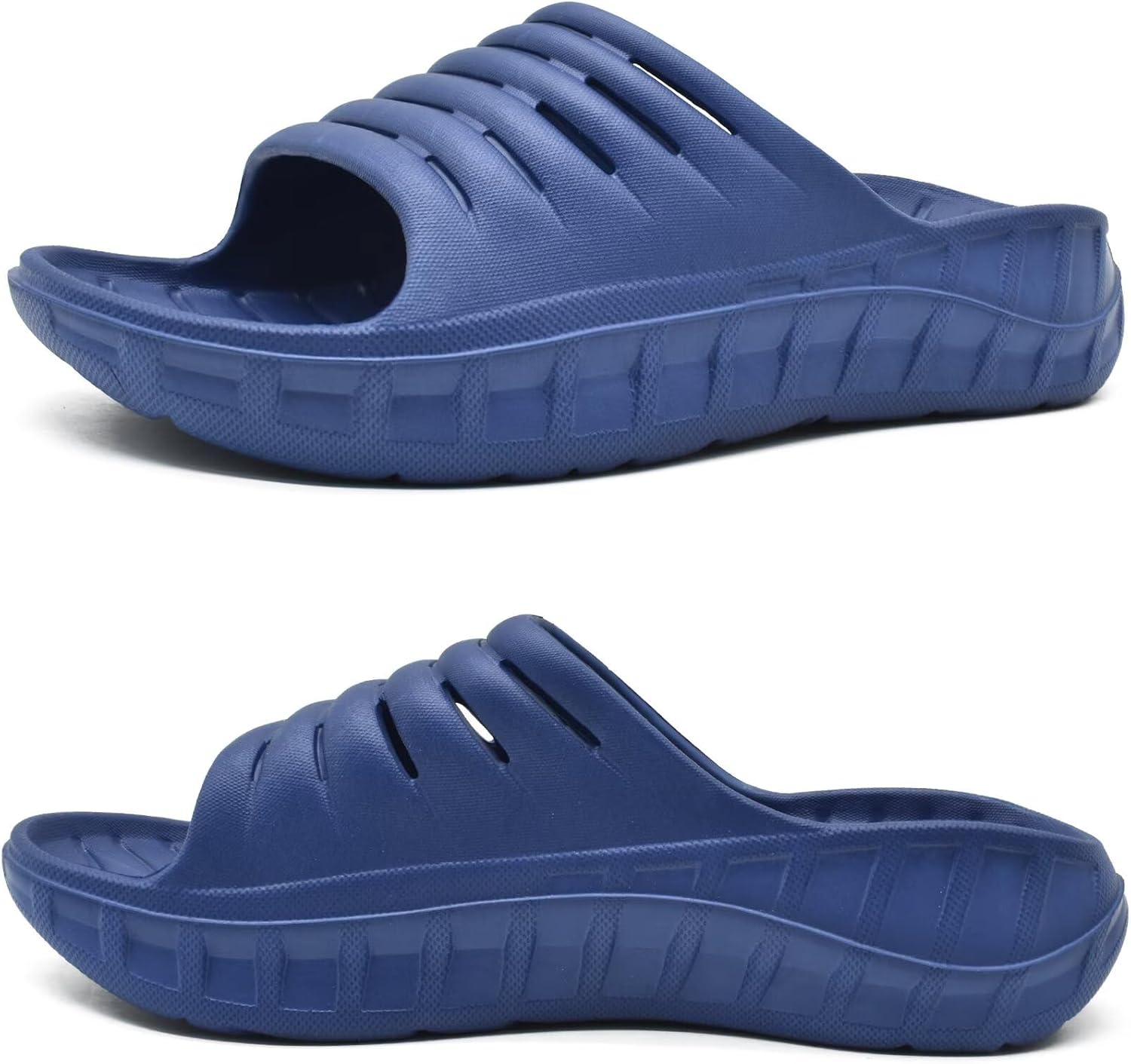 KuaiLu Mens Recovery Sandals with Orthotic Support for Comfort