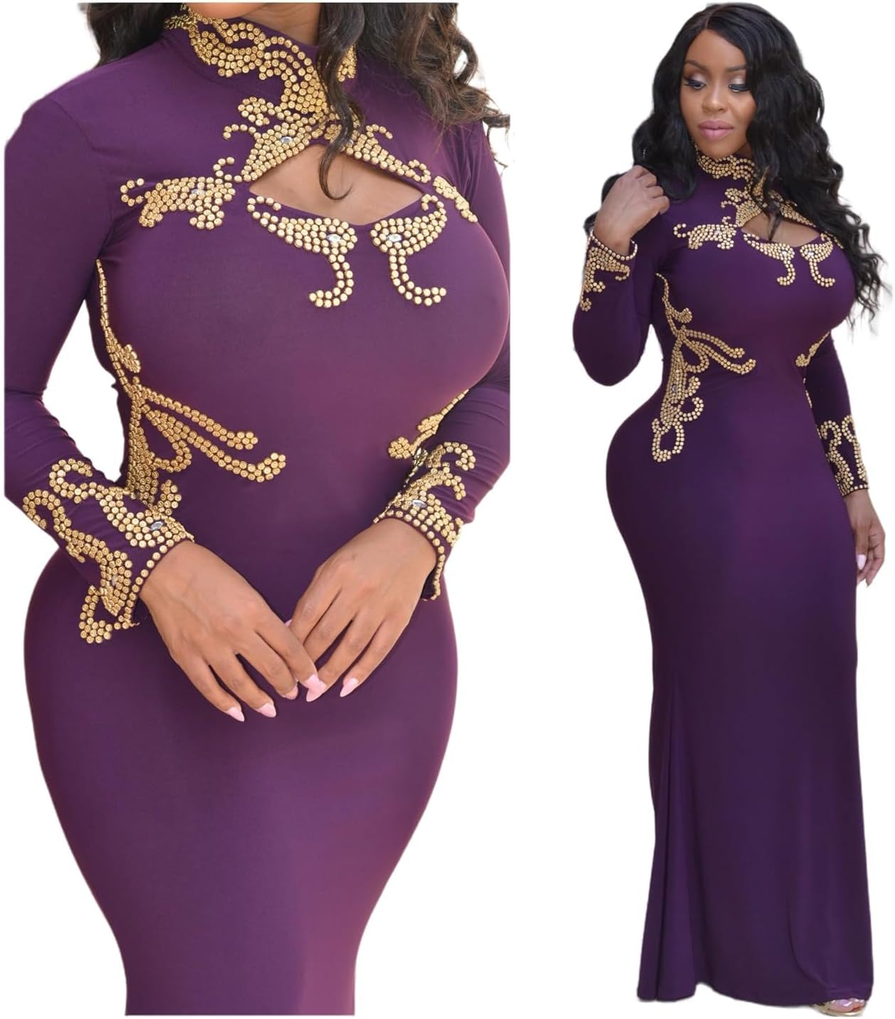Womens Plus Size Sexy Cocktail Evening Gown for Any Occasion