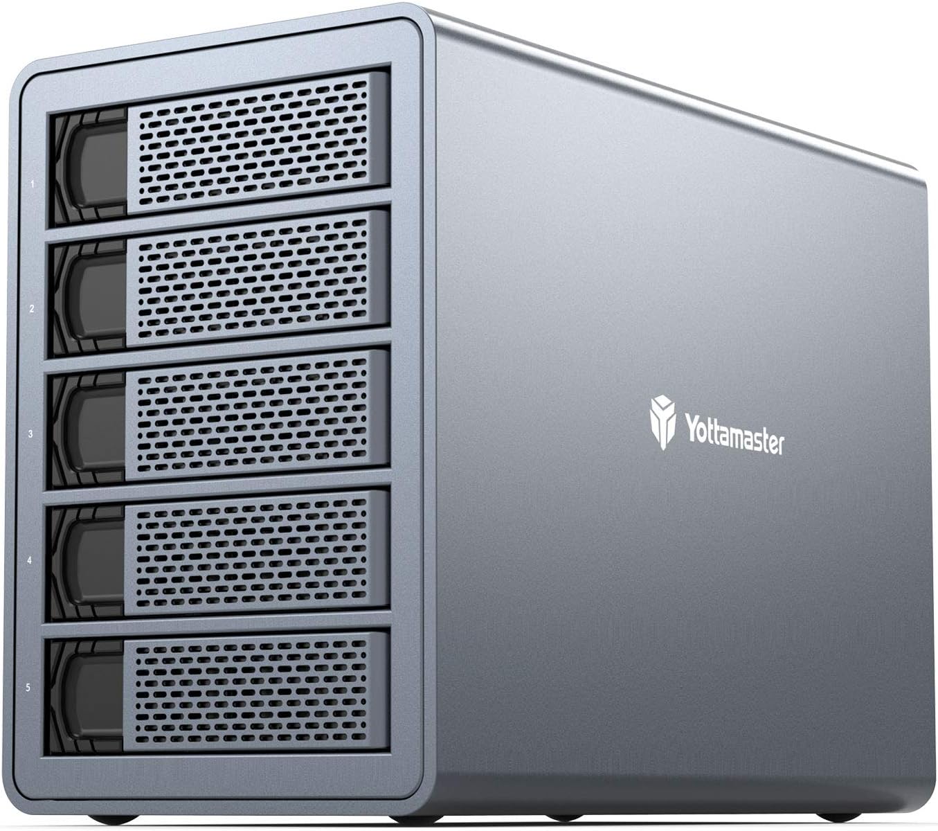 High-Speed 10Gbps 5-Bay HDD Enclosure - Up to 270TB Storage!