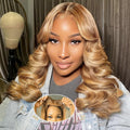 Highlight Ombre 5x5 Closure Body Wave Bob Wigs for Women