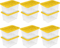 Sterilite 12 Pack Industrial Storage Box 27 Gal - Tough, Stackable