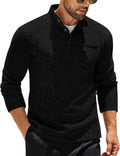 COOFANDY Men's Henley Pullover Sweatshirt Slim Fit - Warm Everyday is