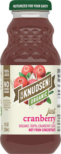 Just Cranberry Juice 8 fl oz (12 Pack) - Organic, No Added Sugar