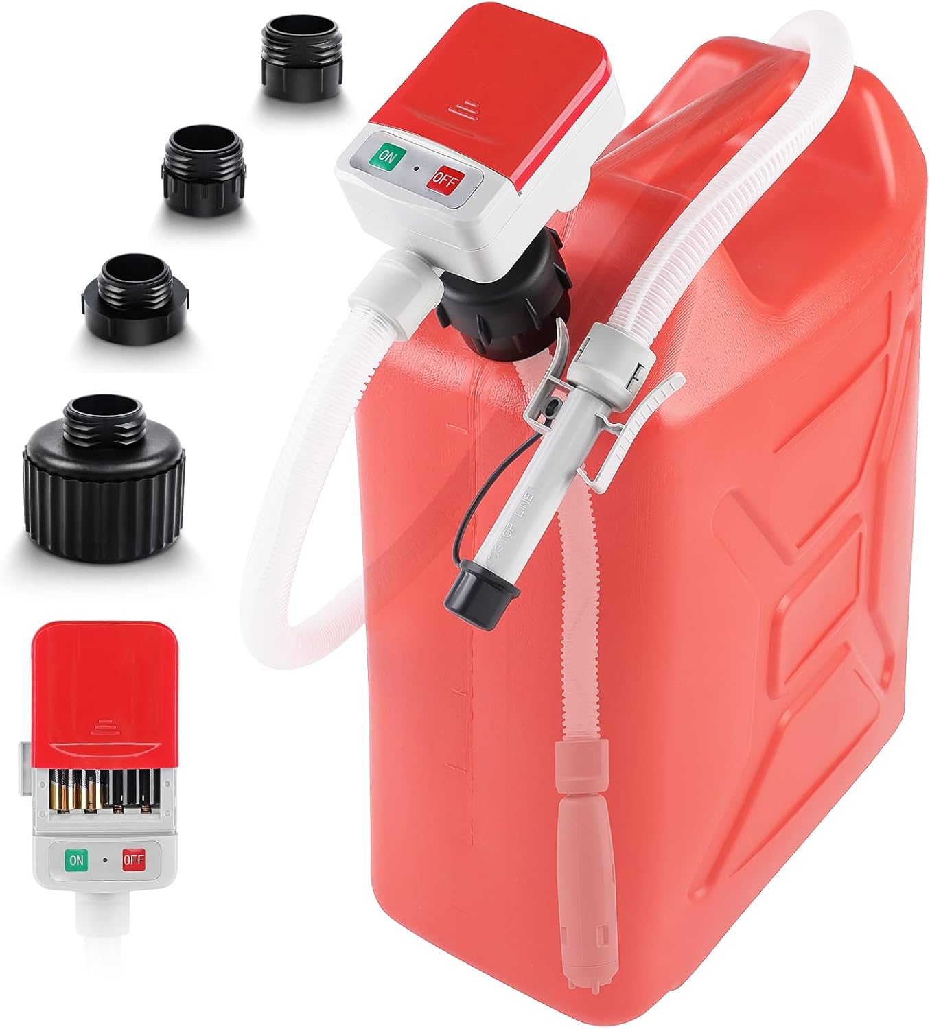 Fuel Transfer Pump with Auto-stop Sensor for Gas & Diesel