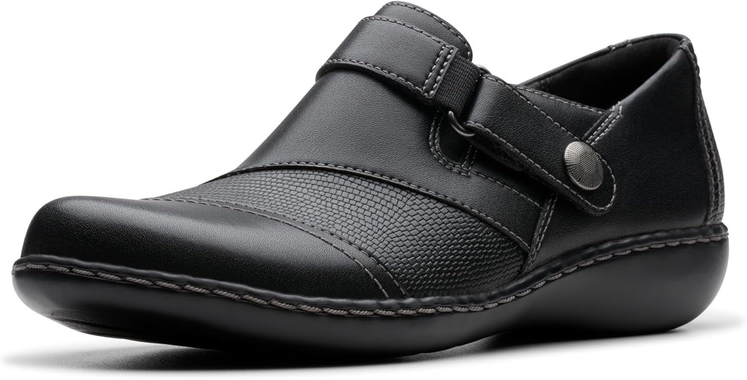 Clarks Womens Ashland Gem Slip On Shoes for Ultimate Comfort