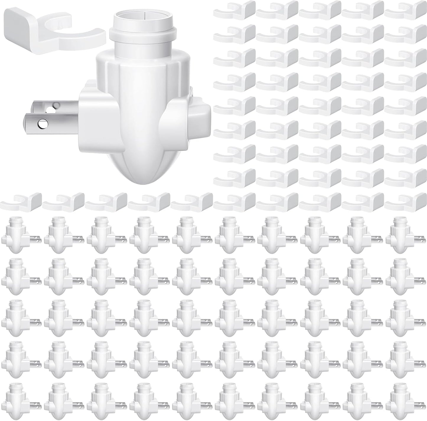 Tuanse 50 Sets Plug in Night Light Module for Home Decor