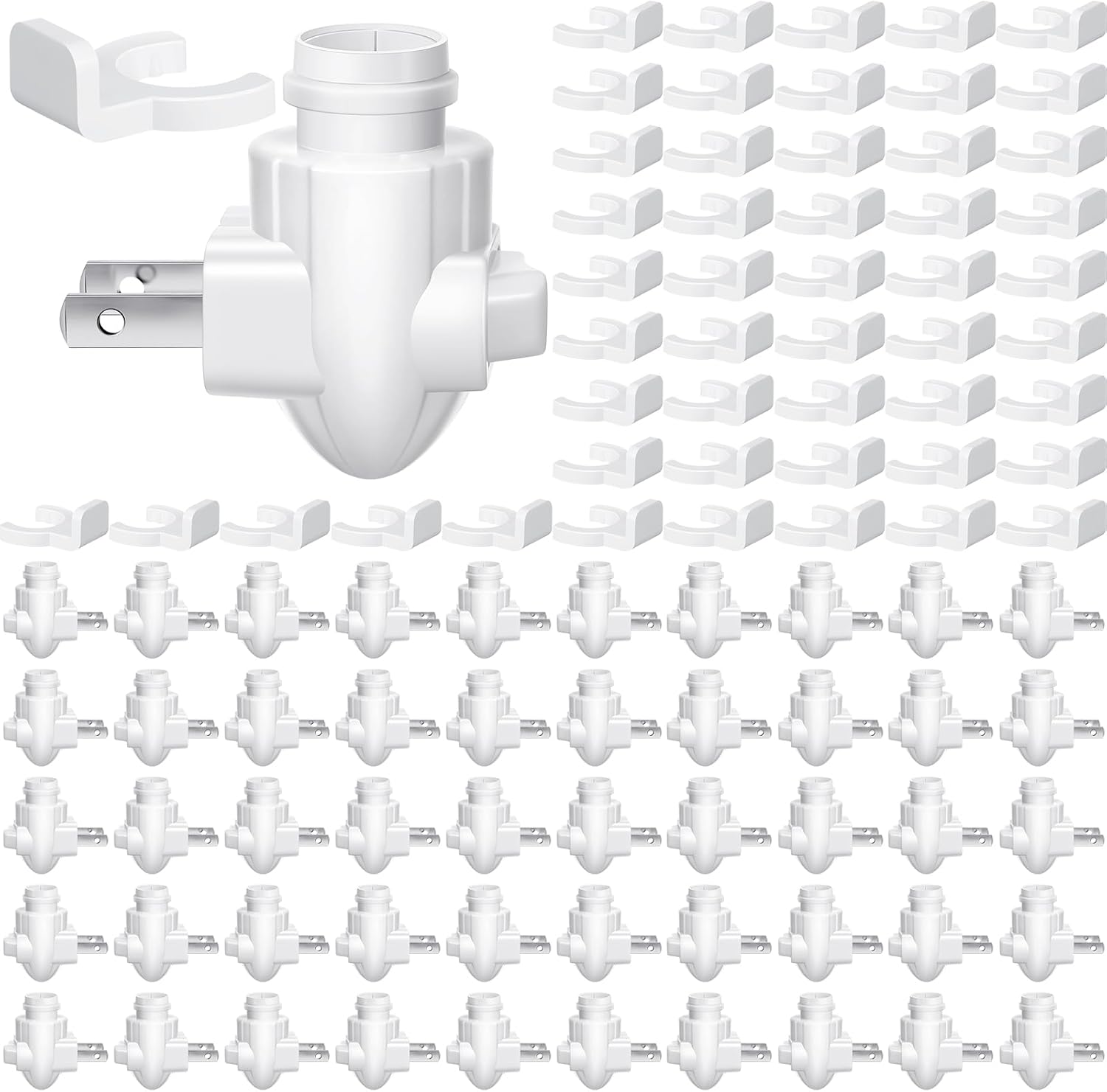 Tuanse 50 Sets Plug in Night Light Module for Home Decor