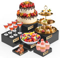 Buffet Risers Set of 6 Food Display Stands for Elegant Parties