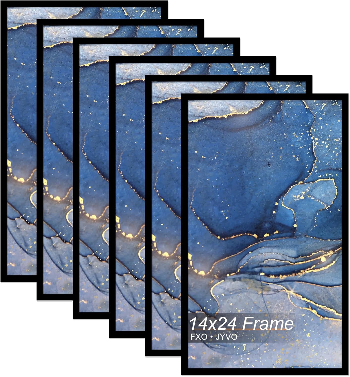 14x24 Poster Frame Set of 6 for Stunning Wall Displays