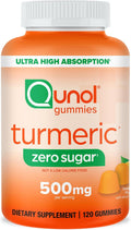Qunol Zero Sugar Turmeric Gummies - Joint Support, 500mg