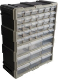 Stalwart 39-Drawer Plastic Small Parts Organizer for Crafts