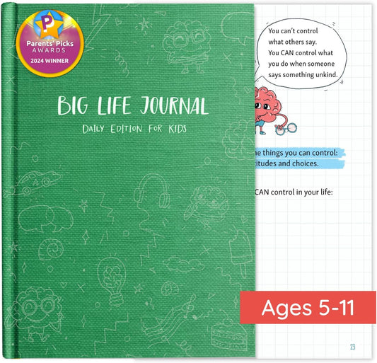 Kids Interactive Growth Journal (Green)