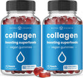 Collagen Boosting Gummies - Vegan Peach Collagen Support