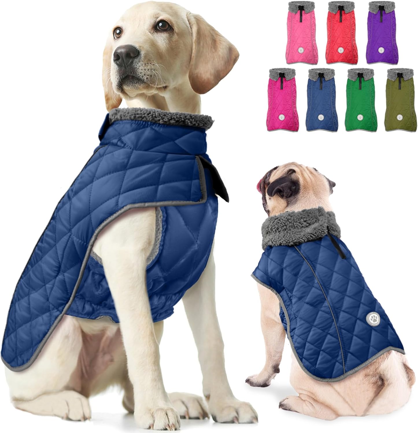 Fragralley Dog Winter Coat - Waterproof and Reflective Jacket