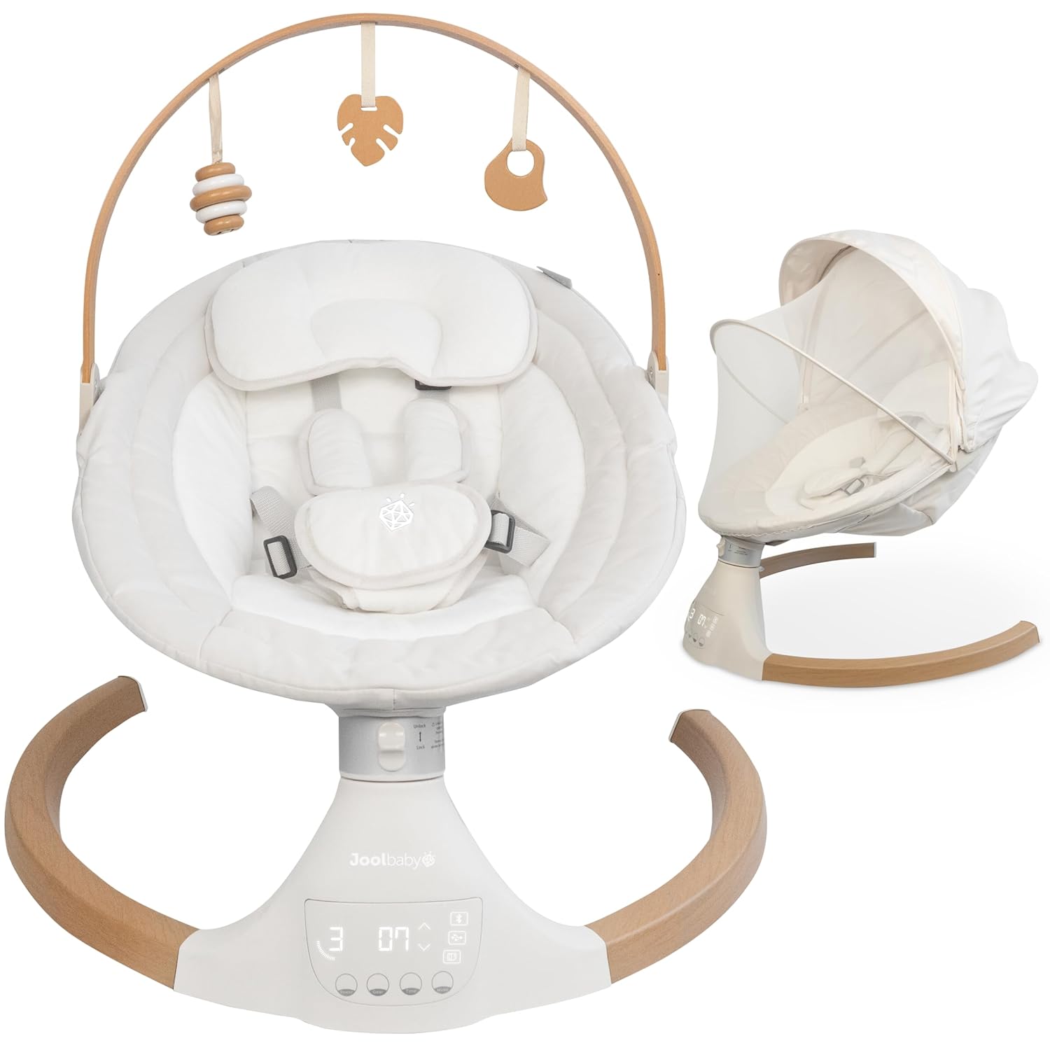 Jool Baby Nova Nature Baby Swing with Bluetooth Music & Toys