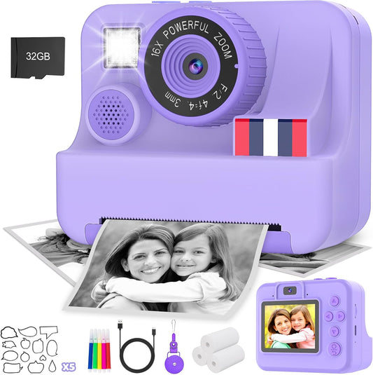 Yosfeng Kids Instant Camera - Capture Memories with Ease!