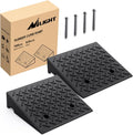 Rubber Curb Ramps 6.3 in Rise - Heavy Duty Portable Driveway Ramps