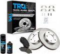 Front Brake Pad & Rotor Kit Ceramic Compatible with 2001-2005
