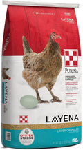 Purina Layena Crumbles Chicken Feed for Laying Hens - Strong Shells