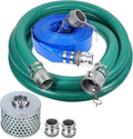Brass 3ft Suction Hose kit - Includes 65ft Blue Backwash & 20ft Green