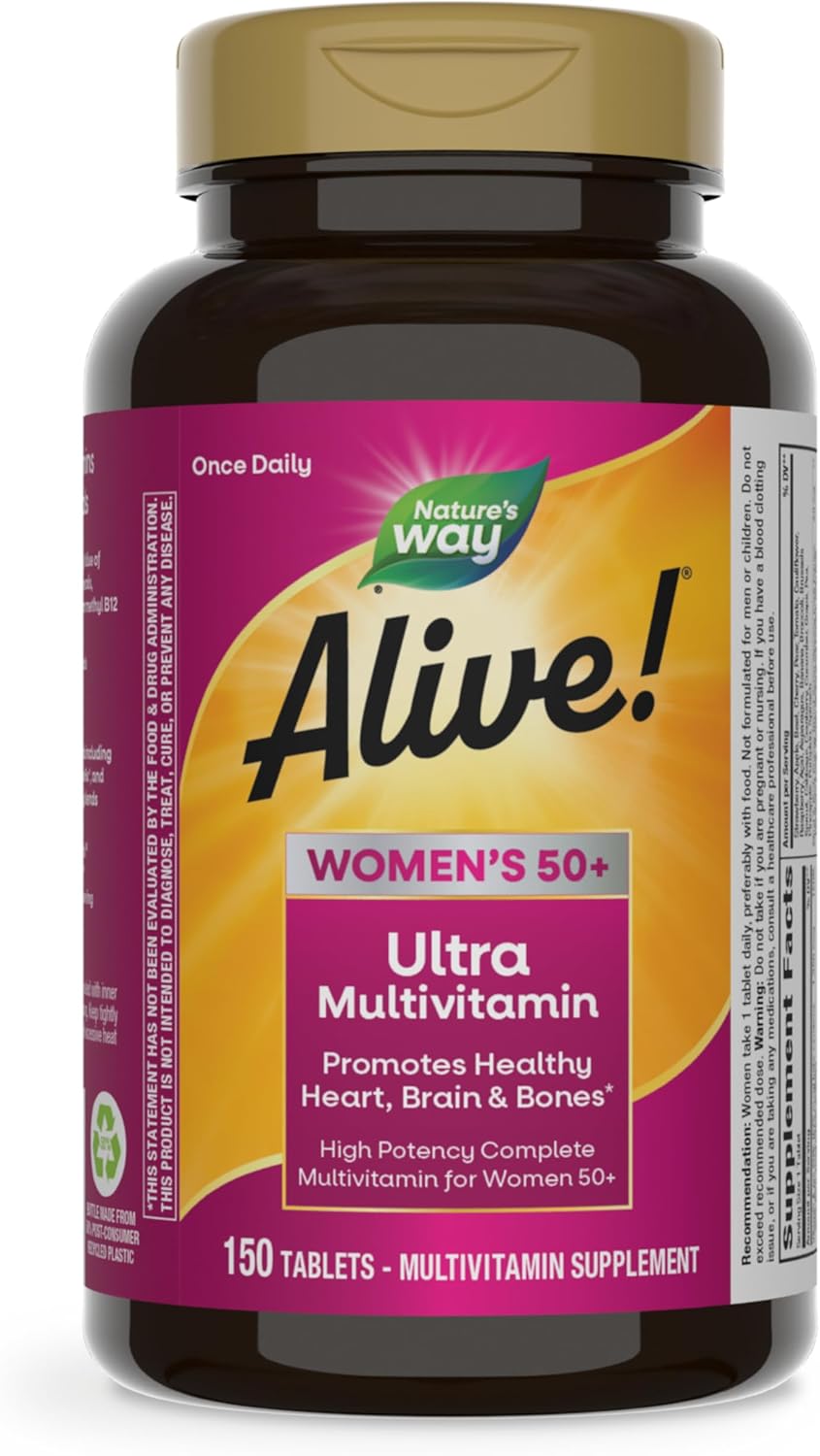 Natures Way Alive! Vitamins for Women 50 Plus - Complete Multivitamin