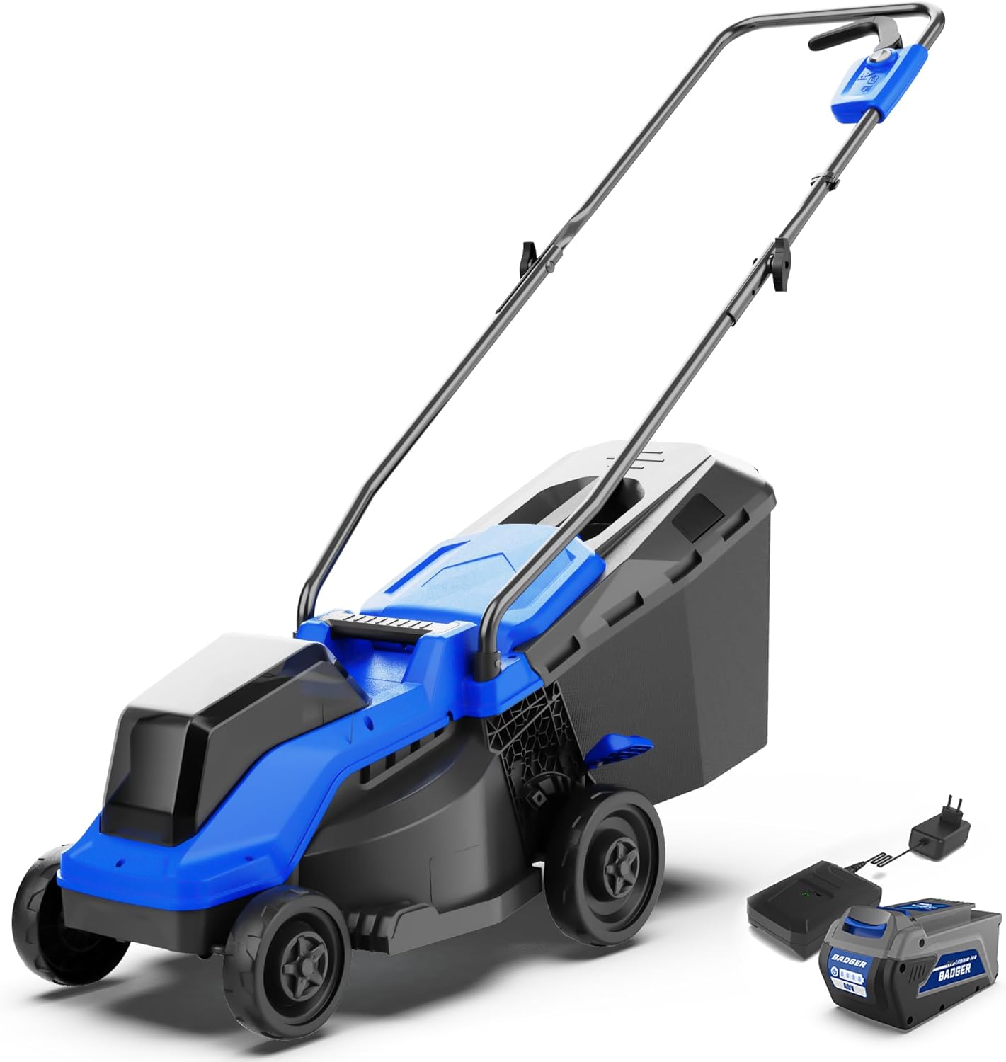 Electric Lawn Mower 40V Brushless 14in Cordless for Efficient Mowing