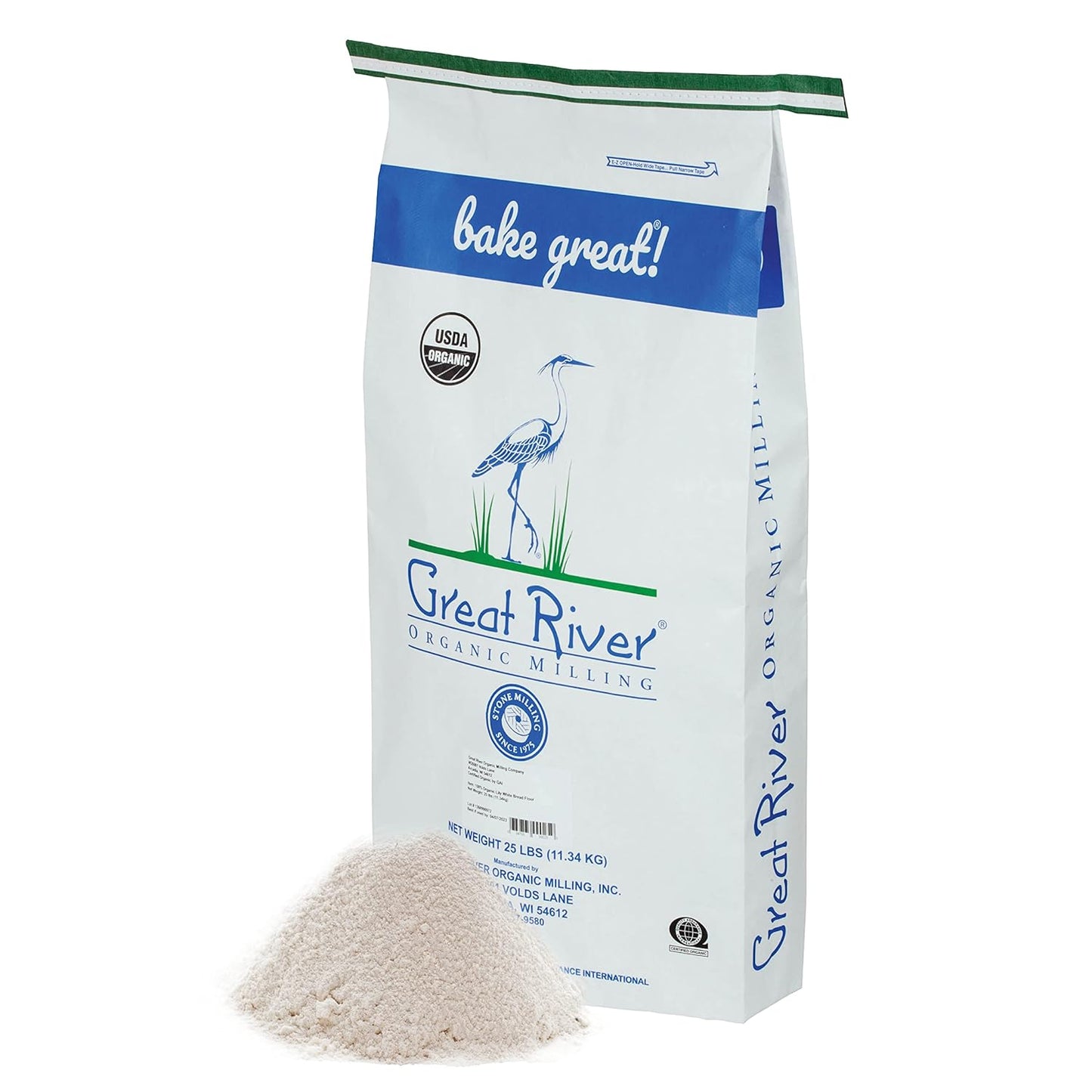 Premium Organic Flour For Perfect Baking | 25 Lb Pack